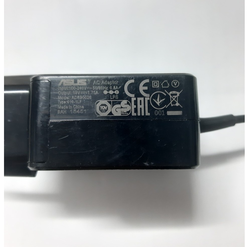 Adapter vuông 19V ~ 1.75A Laptop Asus AD890026 chân nhỏ zin