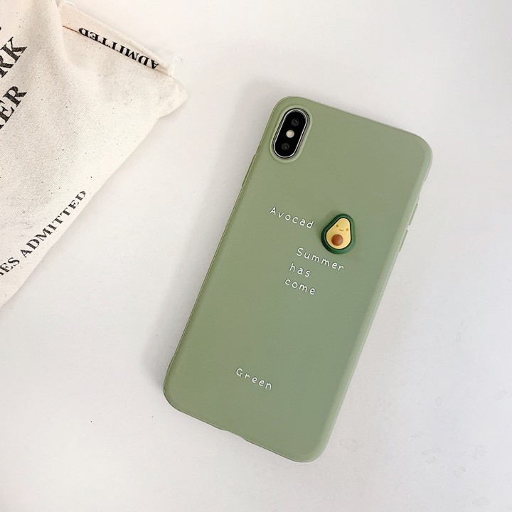 Ốp Lưng iPhone 6/6S/6Plus/6SPlus/7/8/7Plus/8Plus/X/XS/XSMax/11/11Pro/11ProMax Trái Cây 3D - Mã TZAC276