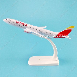 MÁY BAY DÂN DỤNG MÔ HÌNH SẮT 16CM - IBERIA TÂY BAN NHA - 8943
