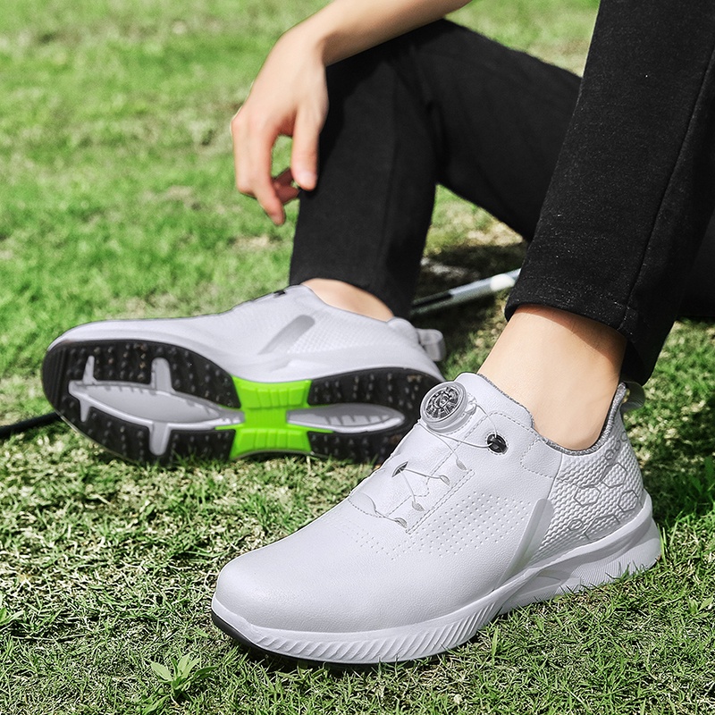 Giày Thể Thao Đánh Golf Siêu Nhẹ Chống Trượt Chống Thấm Nước Thoáng Khí Dành Cho Nam Nữ