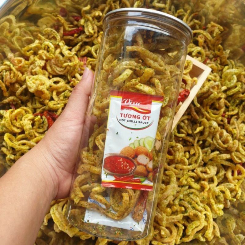 Da heo mắm hành,da heo chiên giòn lắc muối ớt ngon rẻ đóng lon 150g | BigBuy360 - bigbuy360.vn