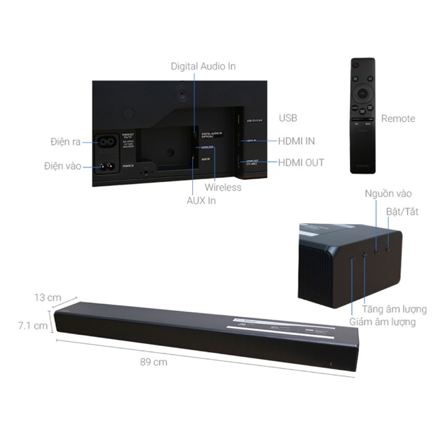 Loa Soundbar Samsung MS550