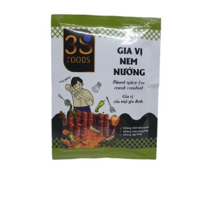 Gói Ướp Gia Vị Nem Nướng 10gr Cho Món Ăn Thêm Đậm Vị Hương Đặc Trưng