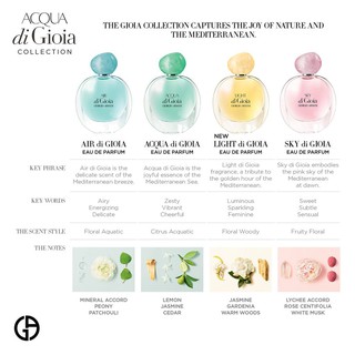 💥 Nước hoa nữ Light / Acqua di Gioia Armani
