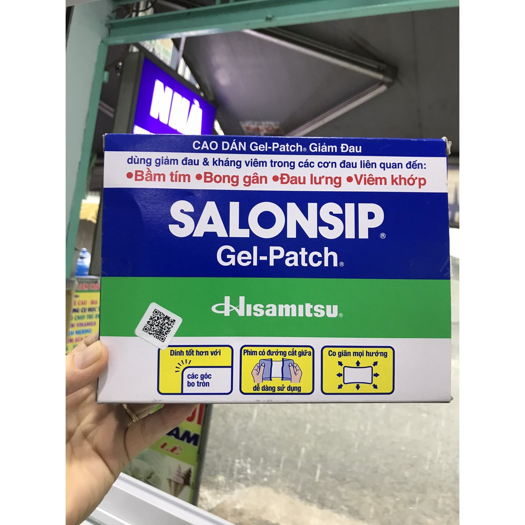 Cao dán Salonship túi 2 miếng dán