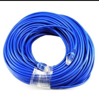 Dây mạng 30m, 20m, 40m dây mạng CAT5 bấm sẵn 2 đầu Trằng - Đen