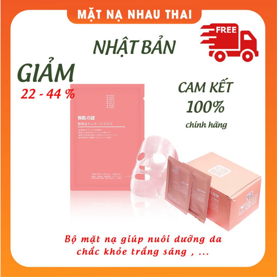 [G01] 💚FREE SHIP💚Mặt nạ nhau thai tế bào gốc Rwine Beauty Steam Cell Placenta Mask S002