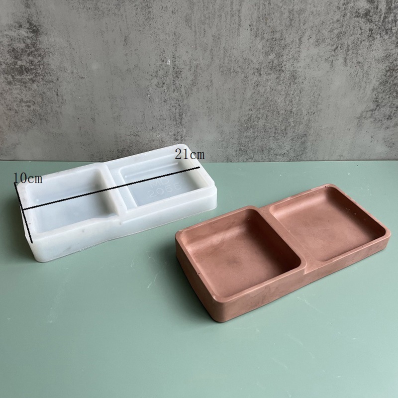 Khuôn Làm Đế Lót Ly Bằng Nhựa Resin Hình Vuông DIY