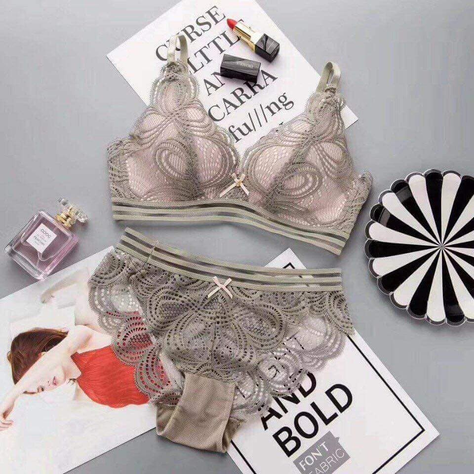 [RẺ VÔ ĐỊCH] Bộ đồ lót ren cao cấp (mút mỏng) 3 màu như hình | BigBuy360 - bigbuy360.vn