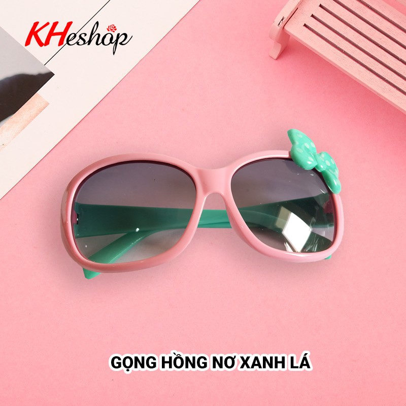 kính mắt thời trang hình nơ siêu xinh cho bé từ 2-9 tuổi, chống nắng chống bụi chống tia UV400- mã sp 1330