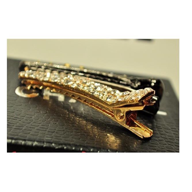 Kẹp Tóc Mỏ Vịt Bằng Hợp Kim Đính Đá Ngọc Trai Thời Trang Hàn Quốc