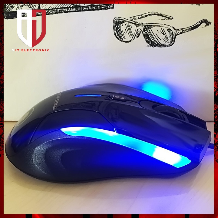 Chuột Máy Vi Tính Có Dây MOUSE ASSASSINS N500 Đèn Led Chuyên Game - Chuột Laptop Gaming Chơi Game Game