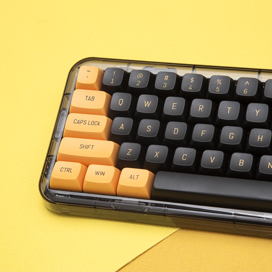 148 Phím White Green Keycaps CSA Profile PBT Double Shot bàn phím cơ Keycap