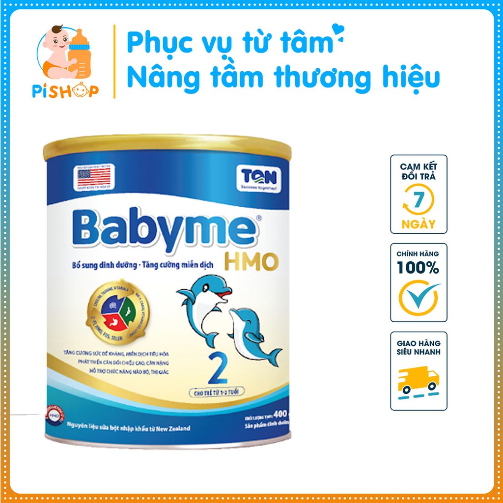 SỮA TĂNG CƯỜNG MIỄN DỊCH - Sữa Babyme HMO Số 2 400g