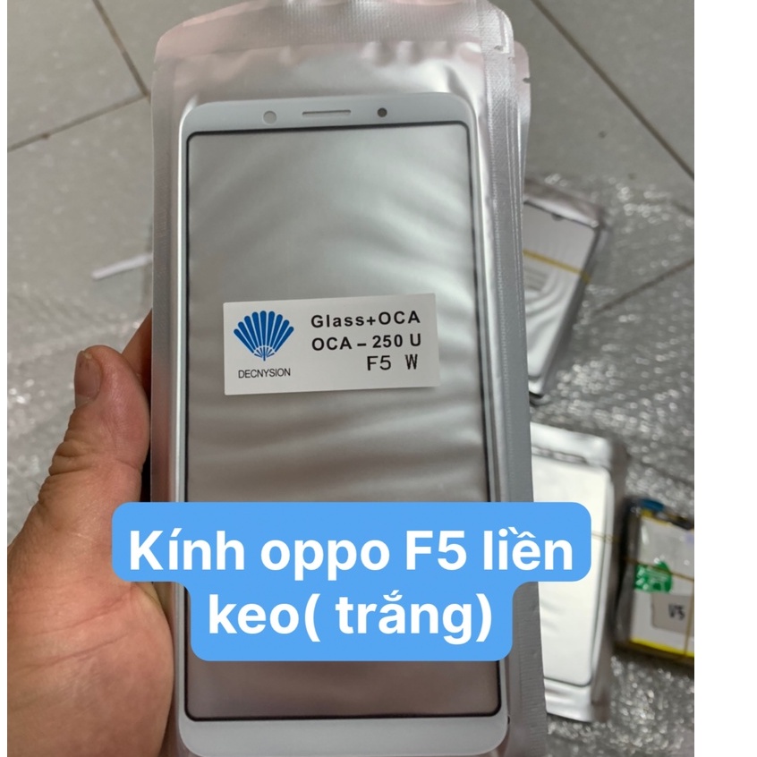Kính OPPO F5 ( Liền keo )