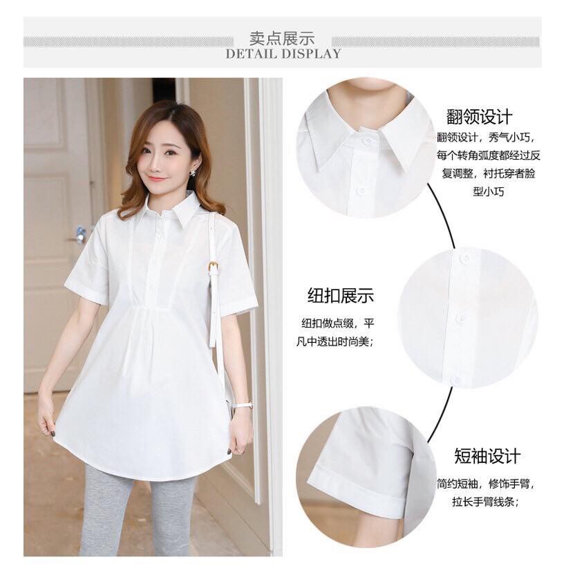 Áo bầu công sở siêu xinh mặc đi làm đi chơi A12 (kèm ảnh thật)