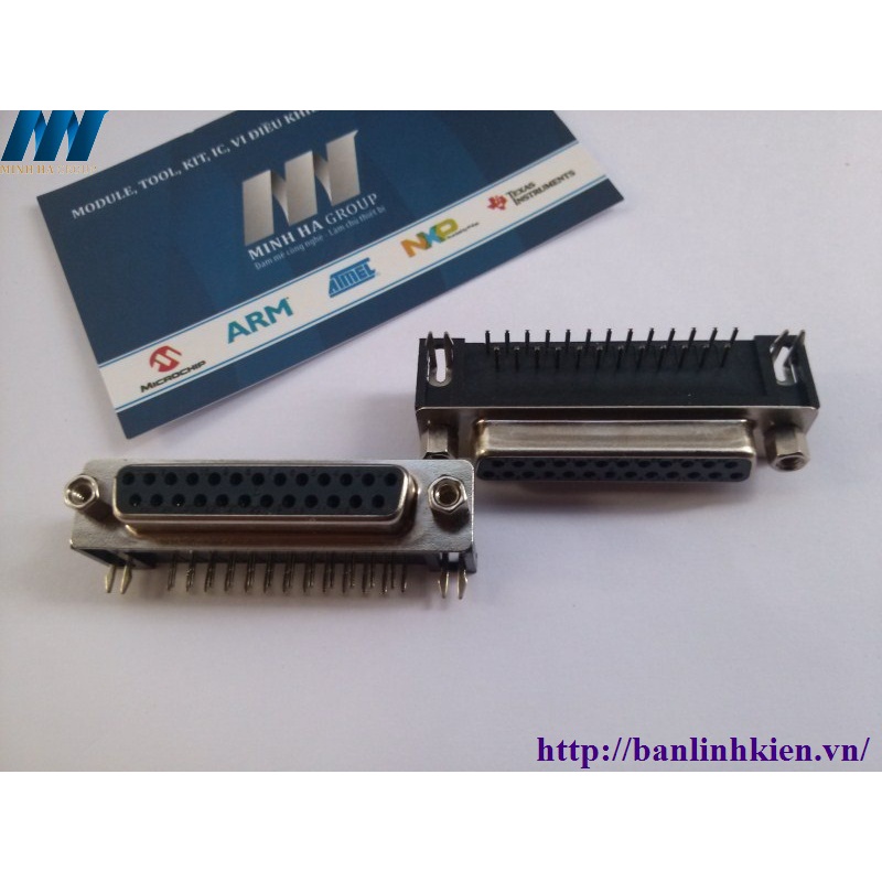 Đầu Nối DB25 Cái Cong