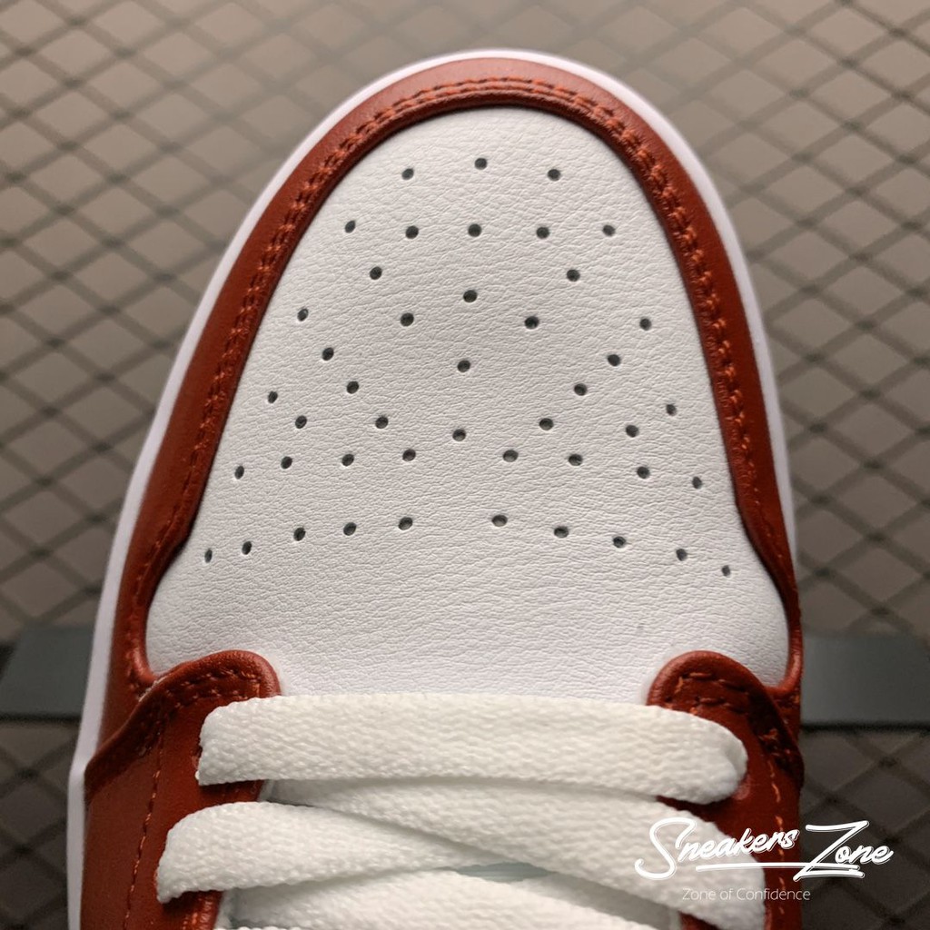 Giày Thể Thao Air Jordan 1 Low Gym Red White Màu đỏ Trắng Thấp Cổ Phù Hợp Mọi Dịp Cho Cả Nam Và Nữ Sneakers World