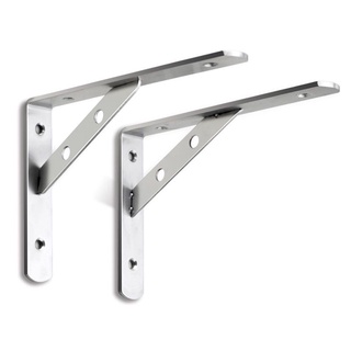 1 đôi ke đỡ đợt . con sơn đỡ kính gỗ. giá treo đợt gỗ Inox