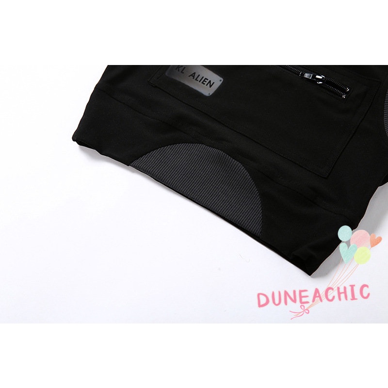 DUNEA Áo Tank Top In Họa Tiết Tương Phản Cá Tính Cho Nữ