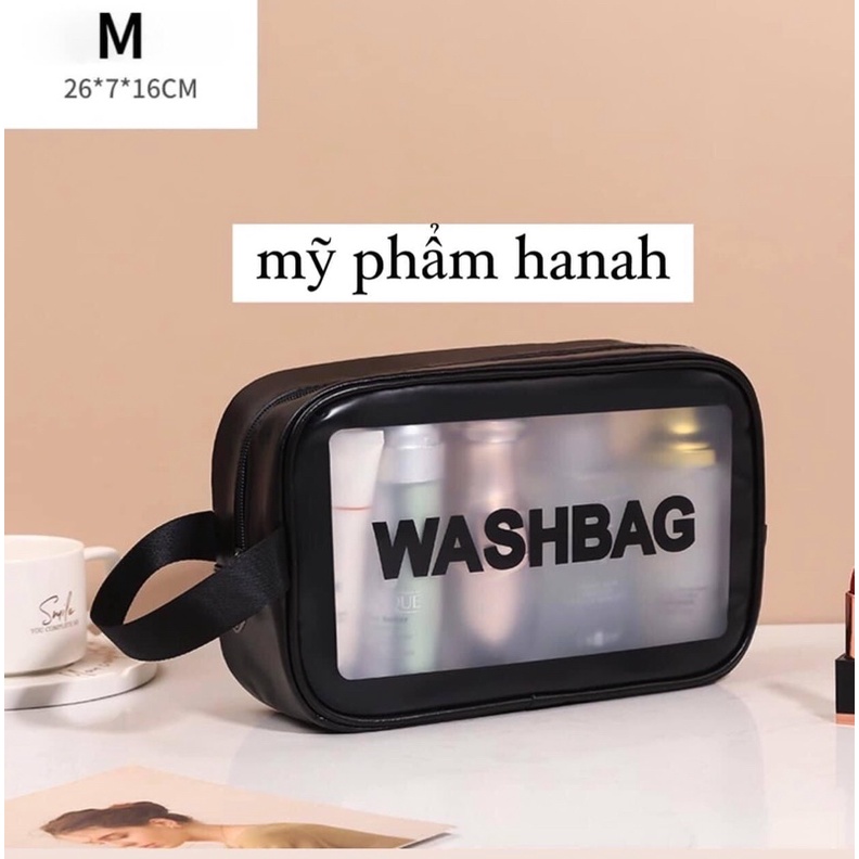TÚI ĐỰNG MỸ PHẨM CAO CẤP WASHBAG COMBO 3 TÚI