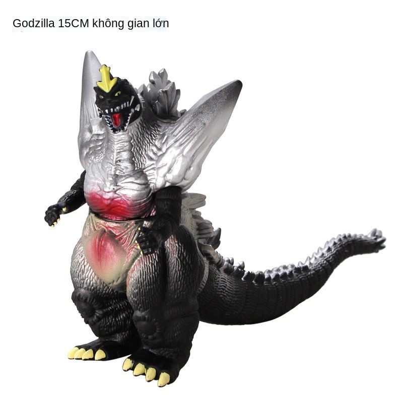 ✉✔Hoa sen đỏ Toho Godzilla phim đồ chơi rồng ba đầu hình con quái vật lớn mềm khủng long cơ