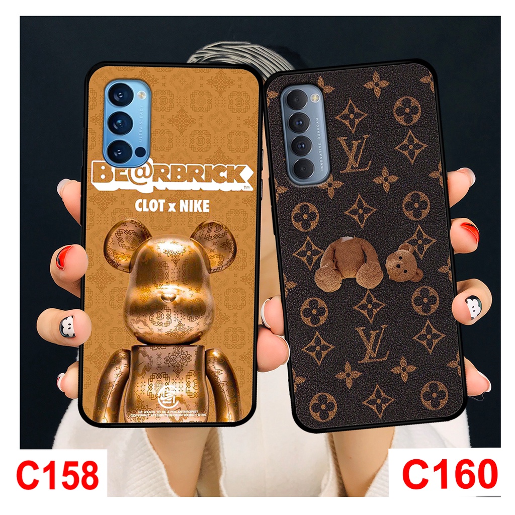 Ốp lưng Oppo Reno 4 - 4 Pro - Reno 5 in hình gấu bearbrick thời trang cao cấp cá tính. Ốp oppo rẻ bền đẹp.