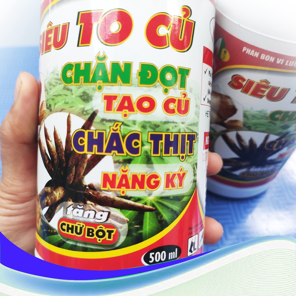 Siêu TO CỦ (Chai 500ml) - Dưỡng to củ Khoai Mì