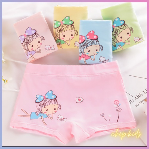 Quần chíp  dễ thương Cotton bé gái