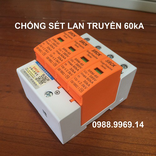 CHỐNG SÉT LAN TRUYỀN 60kA 4P AC