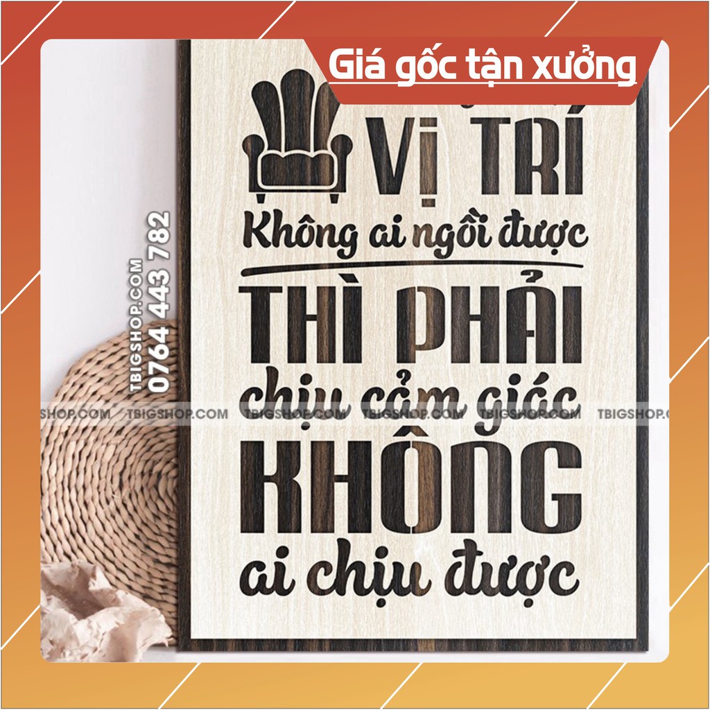 Tranh tạo động lực treo tường trang trí văn phòng - Câu nói của Sơn Tùng MTP