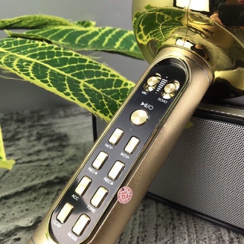 Mic Hát Karaoke Bluetooth YS-90, Mic cầm tay Mini,Mic không dây bluetooth