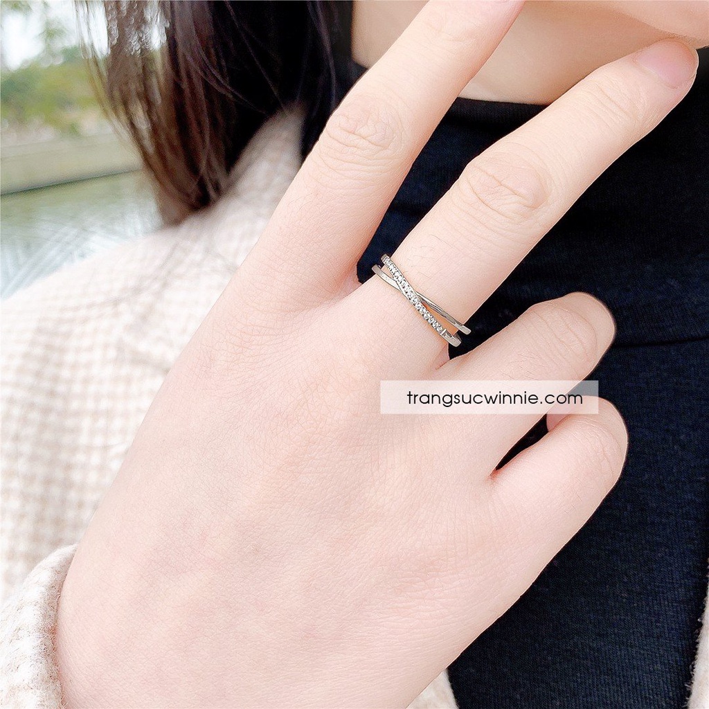 Nhẫn nữ titan X đá B