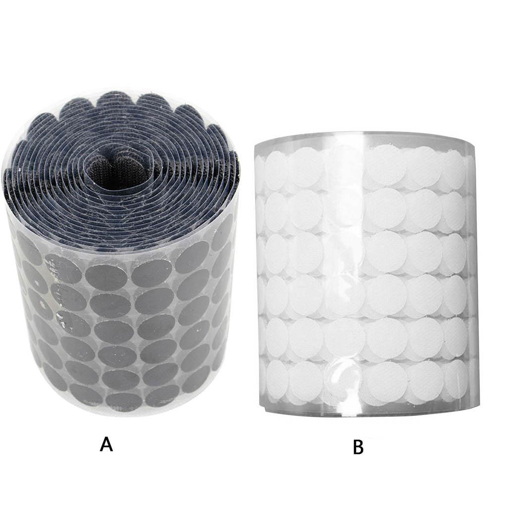 Set 2 Cuộn Băng Dính Chấm Bi Bằng Nilon Tự Dính 10 / 15 / 25 / 30mm
