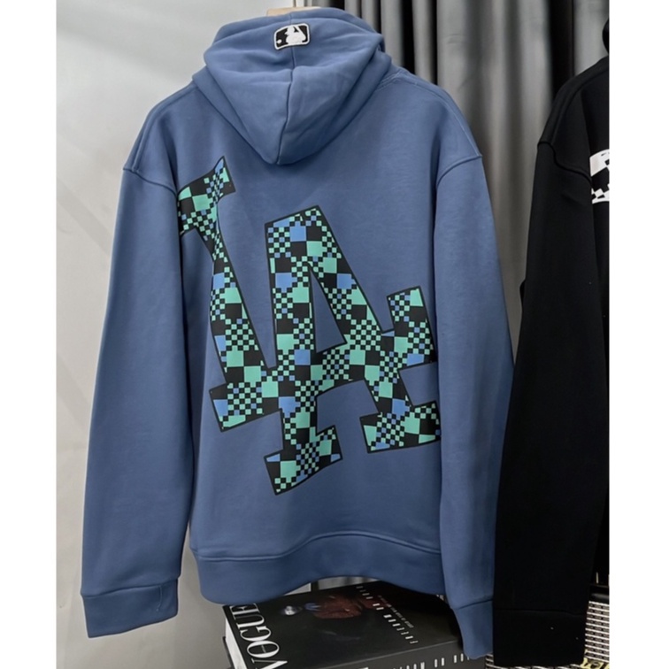 ẢNH THẬT - Áo Hoodie Có Mũ MLB Chữ Lưng Big Logo Overfit VNXK - ÁO THUN NAM NỮ HÀNG XUẤT DƯ FULLTAG