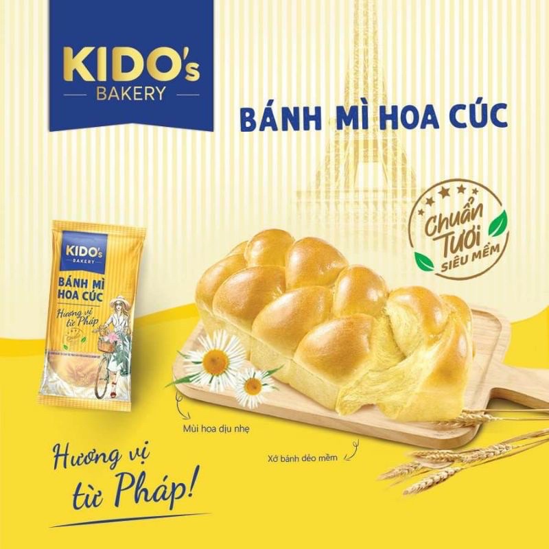 Bánh mì tươi KIDO đủ vị