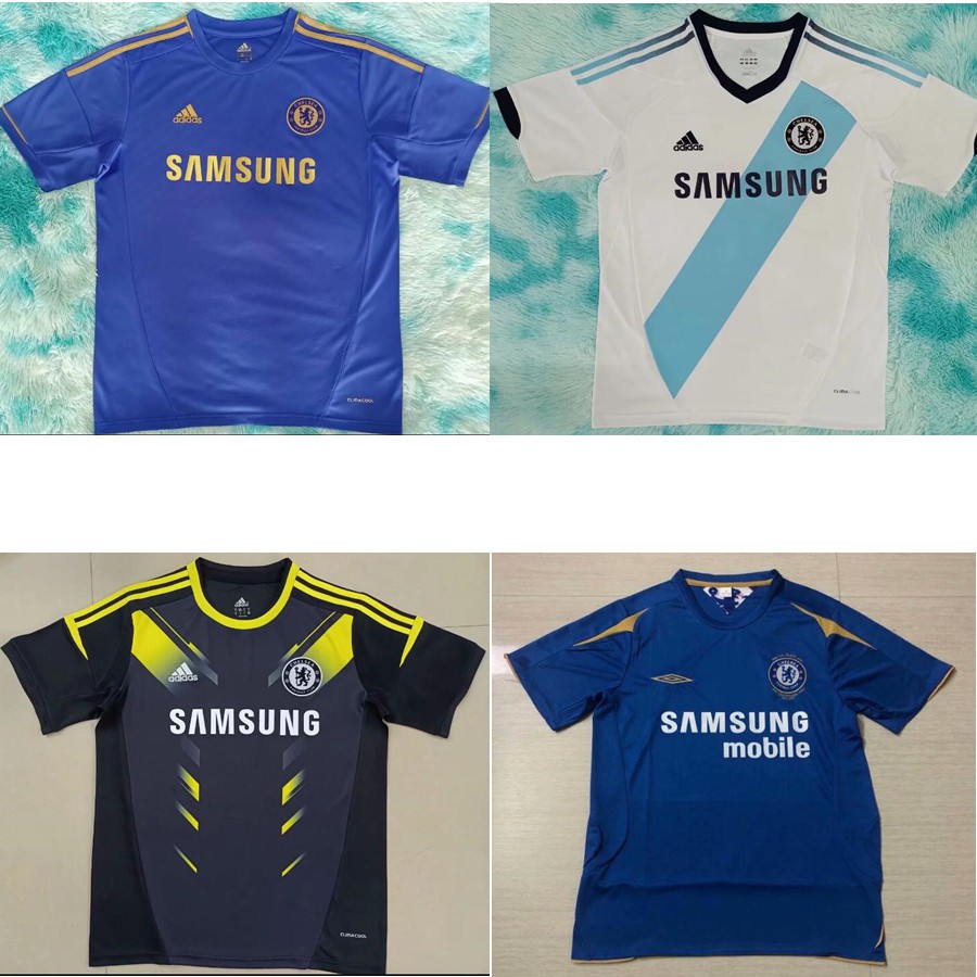 Áo Bóng Đá Chelsea Retro 2005 2006 Phiên Bản Kỉ Niệm 100 Năm 2012 2013