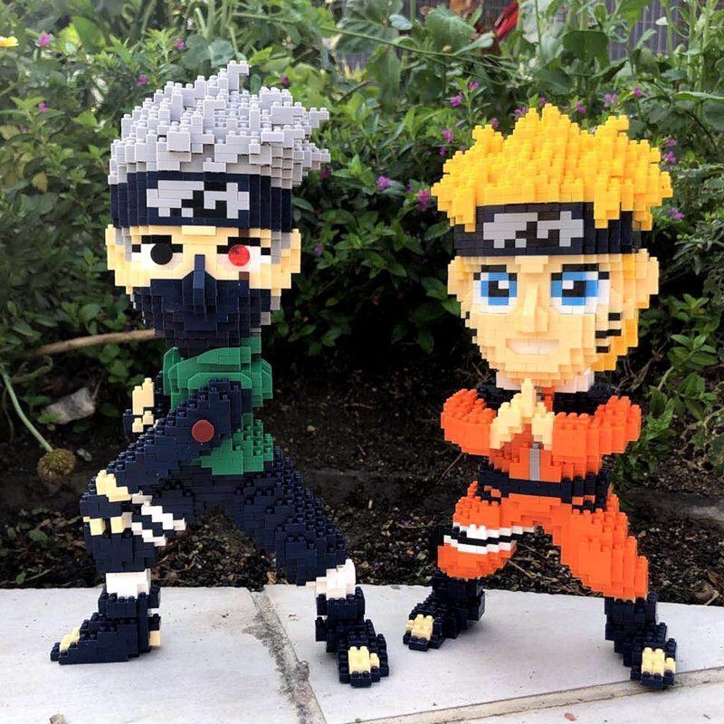 Mô Hình Đồ Chơi Lắp Ráp Lego Naruto I Love Luo Zuosuke Kakashi 3d 04.01