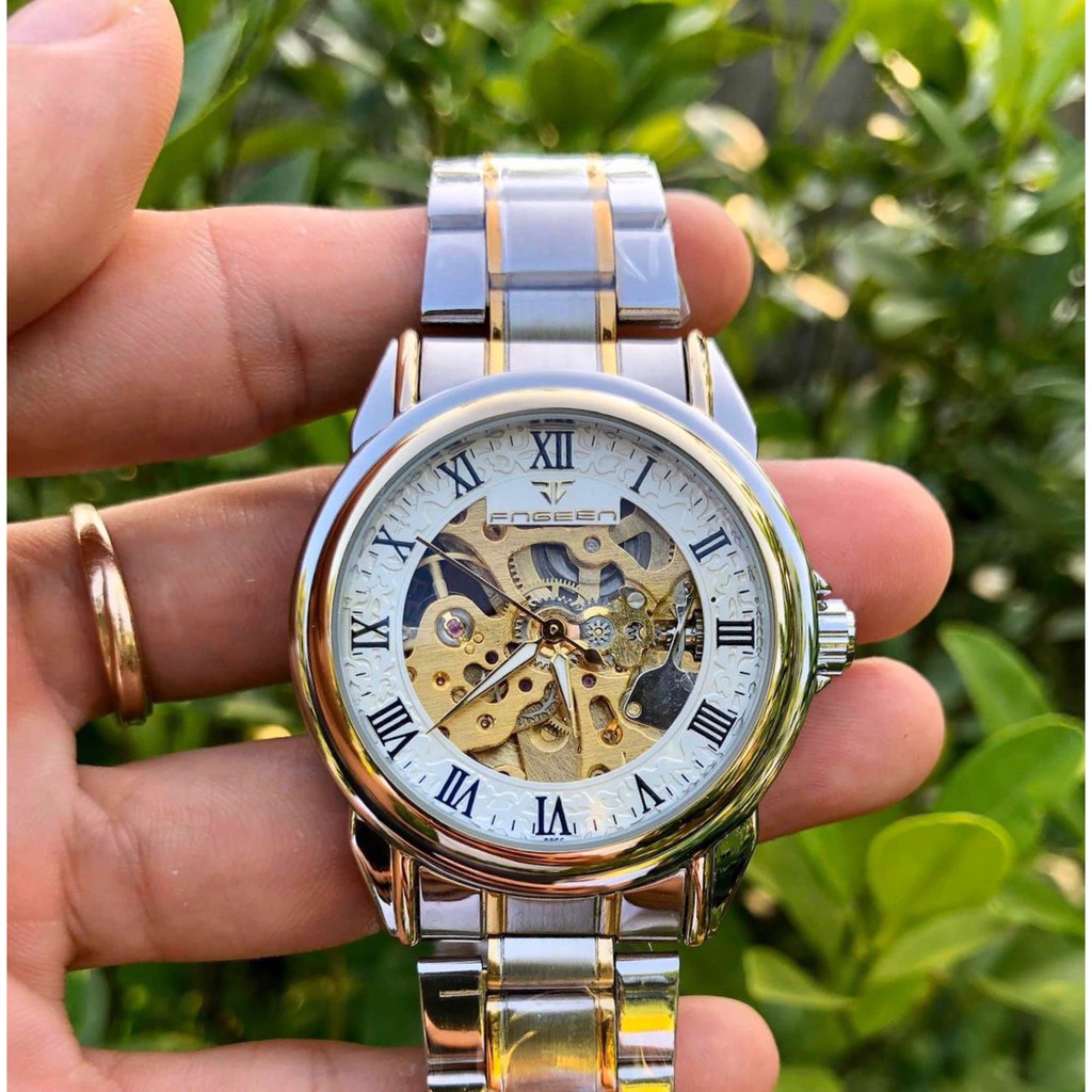 [Mã FAMAYFA2 giảm 10K đơn 50K] ĐỒNG HỒ CƠ NAM AUTOMATIC FNGEEN | BigBuy360 - bigbuy360.vn