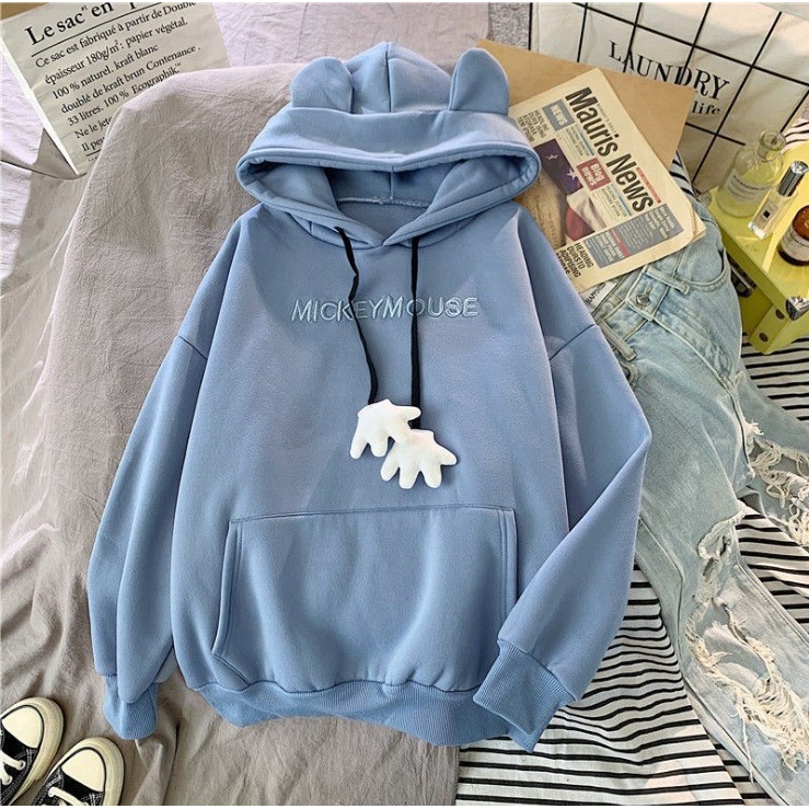 Áo hoodie dài tay có mũ thời trang cho nữ | BigBuy360 - bigbuy360.vn