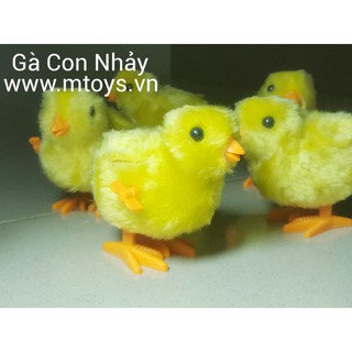 Gà con chạy cót bằng nhựa cho bé