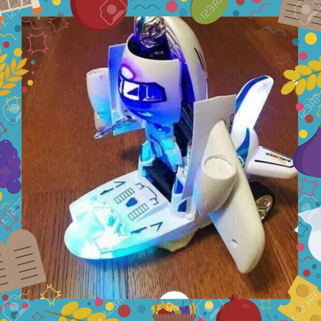 LOA...LOA ❤️❤️❤️Máy bay biến hình thành robot phát nhạc vui nhộn❤️❤️❤️