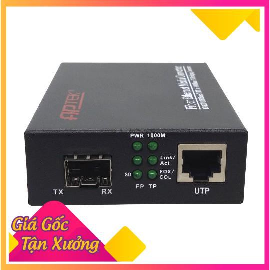 BỘ CHUYỂN ĐỔI QUANG ĐIỆN MEDIA CONVERTER GIGABIT APTEK AP110-20S