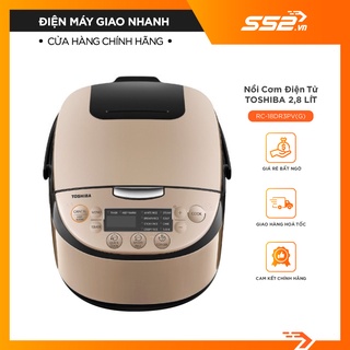 Nồi Cơm Điện Tử Toshiba 1.8 Lít RC-18DR3PV(G) Màu Vàng Đồng - Bảo Hành Chính Hãng