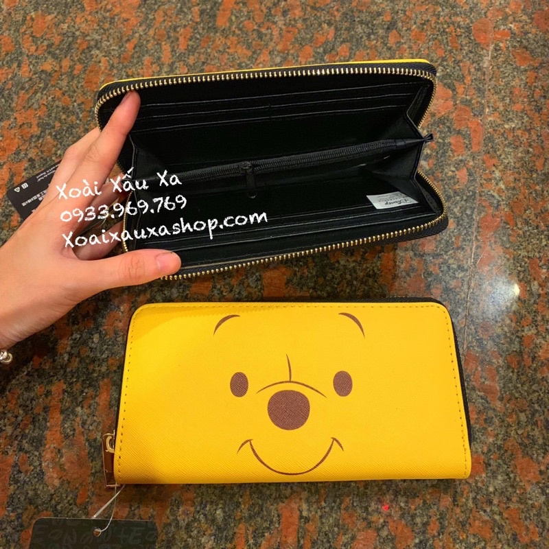 Ví tiền dài Gấu Winnie the pooh- chuột mickey minnie mouse hàng Store Disney