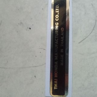 Tem thông số HONDA Wave THAILAND