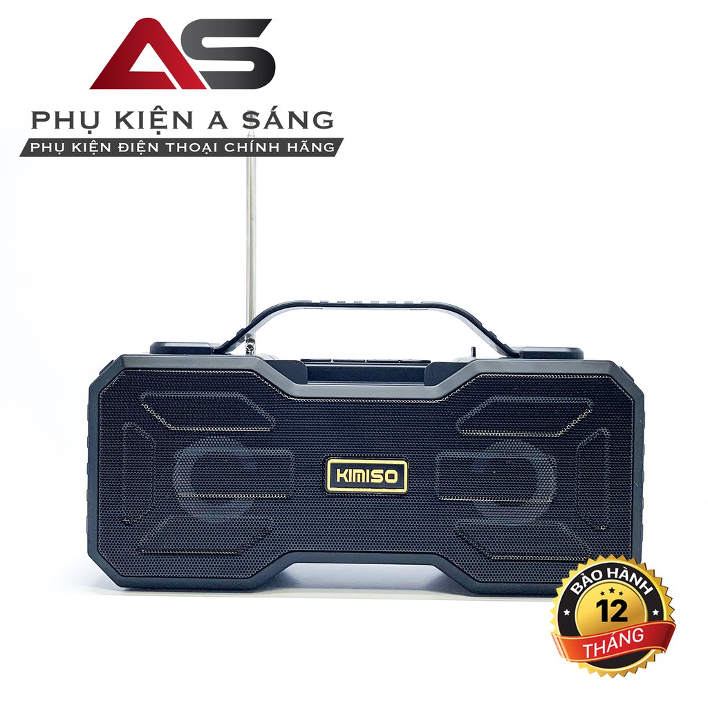 Loa Bluetooth Kimiso KMS-301 kèm radio nghe đài FM [ Bảo hành 12 tháng]