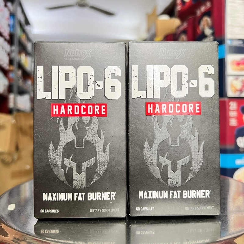 Nutrex Lipo 6 Hardcore  - Viên Giảm Mỡ Cấp Tốc, Giảm Cân Mạnh Mẽ