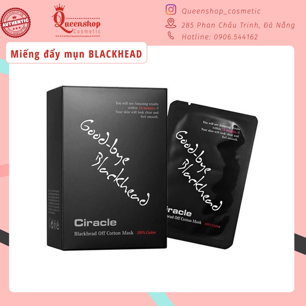 Miếng đẩy mụn đầu đen Blackhead (kèm cây nặn)