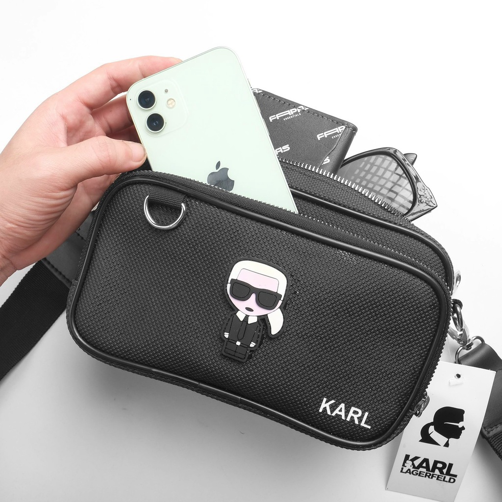 Túi đeo vai ngang KARL, túi đeo chéo hàn quốc hottrend
